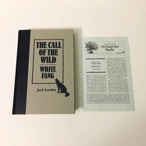 Vtg 1985 The Call Of The Wild White Fang Jack London Readers  Digest Book